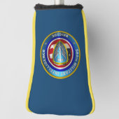 第504軍隊情報旅団 ゴルフヘッドカバー (回転90)