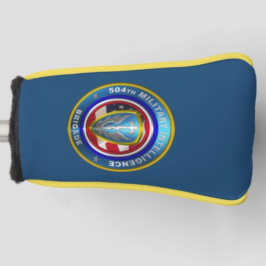 第504軍隊情報旅団 ゴルフヘッドカバー (正面)