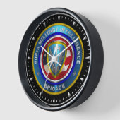 第504軍隊情報旅団 壁時計 (傾斜)