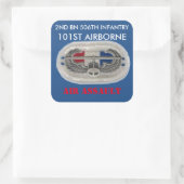 第506歩兵第101号機上槍用シール スクエアシール (バッグ)