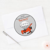 第508回「レッド・デビルズ」急性の連隊、第82空生 ラウンドシール (封筒)