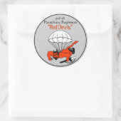 第508回「レッド・デビルズ」急性の連隊、第82空生 ラウンドシール (バッグ)