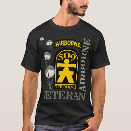 第509空挺部隊 – ジェロニモス Tシャツ (正面)