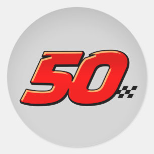 第50 -ステッカー ラウンドシール