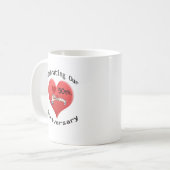 第50。 結婚記念日 コーヒーマグカップ (正面左)