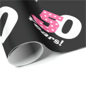 第50 50の誕生日の星の名前をカスタムする色V45 ラッピングペーパー (ロールコーナー)