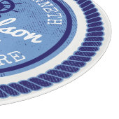 第50 nautical Rope Anchor Helm誕生日の大尉 カッティングボード (角)