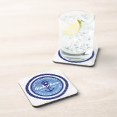 第50 nautical Rope Anchor Helm誕生日の大尉 コースター (右側)