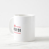 第51回州カナダ国旗 コーヒーマグカップ (正面左)
