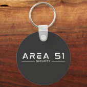 第51部安全保障エイリアン地球外UFO キーホルダー (正面)