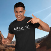 第51部安全保障エイリアン地球外UFO Tシャツ