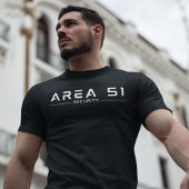 第51部安全保障エイリアン地球外UFO Tシャツ