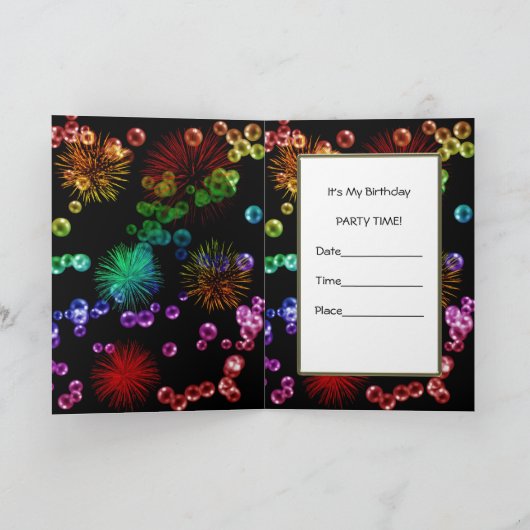 第52回誕生日パーティーへの招待 招待状 (内部)