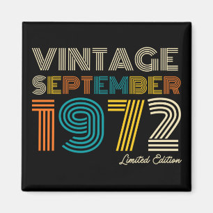 第52回誕生日ヴィンテージ1972年9月限定。 マグネット