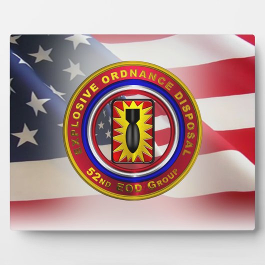 第52期爆発兵器廃棄グループ フォトプラーク (正面)