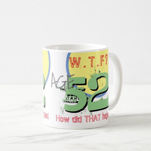 第52誕生日コーヒーマグ コーヒーマグカップ (正面右)