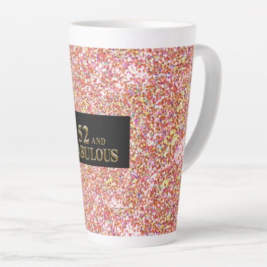 第52誕生日 カフェラテマグ (右アングル)