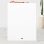 第52誕生日 カード (裏面)