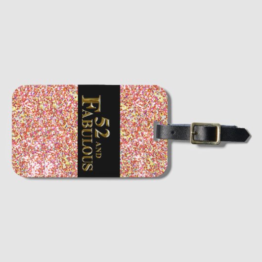 第52誕生日 ラゲッジタグ (正面横)