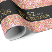 第52誕生日 ラッピングペーパー (ロールコーナー)