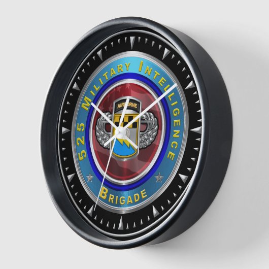 第525軍事情報旅団 壁時計 (傾斜)