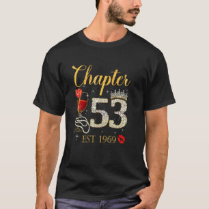 第53章Years Est 1969 53誕生日レッドローズW Tシャツ
