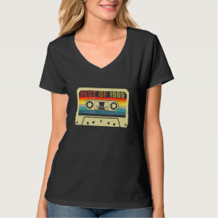 第53誕生日デコレーション最高のメンズ1969カセット Tシャツ