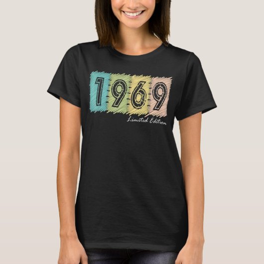 第53誕生日レディースメンズ53年1969 Tシャツ (正面)