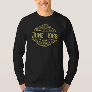 第53誕生日ヴィンテージ伝説1969年6月以来 Tシャツ