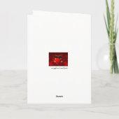 第54ワインのユーモアのあるなバースデー・カード カード (裏面)