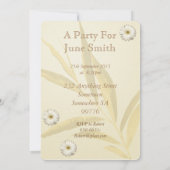 第54回バースデーパーティーデイジー 招待状 (裏面)