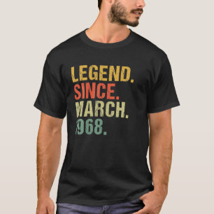 第54回誕生日伝説1968年3月以来54年 Tシャツ