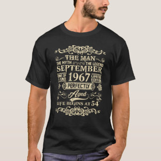 第54誕生日人類伝説1967年9月 Tシャツ