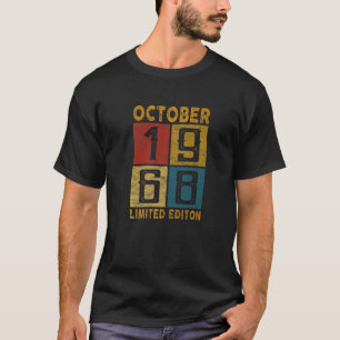 第54誕生日1968年10月生まれ1968年54歳 Tシャツ