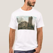 第54連隊の兵器庫の外観 Tシャツ (正面)