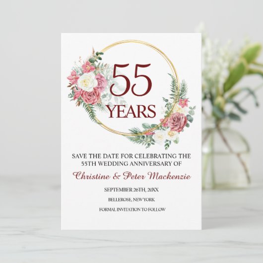 第55回エメラルド結婚の記念日 セーブザデート (スタンド正面)