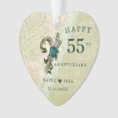 第55回エメラルド結婚ジュエル記念日 オーナメント (正面)