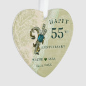 第55回エメラルド結婚ジュエル記念日 オーナメント (正面)