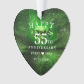 第55回エメラルド結婚ジュエル記念日 オーナメント (正面)