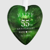 第55回エメラルド結婚ジュエル記念日 オーナメント (正面)