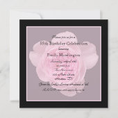 第55回バースデーパーティー招待バラ(55日) 招待状 (正面)