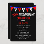 第55回バースデーパーティー招待団 招待状 (正面/裏面)