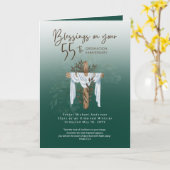 第55回叙勲記念牧師 カード (黄色い花)