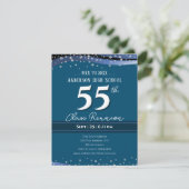 第55回同窓生の高校懇親会ブルー発表 案内状 (スタンド正面)