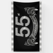 第55回誕生日パーティー 横断幕 (縦)