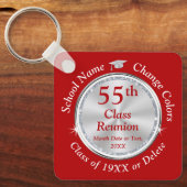 第55期クラス懇親会アイディア、年と色の変更、 キーホルダー (正面)