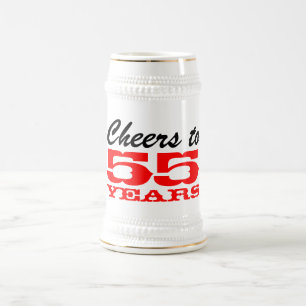 第55男性へ誕生日のマグ のギフト ビールジョッキ