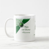 第55結婚記念日のマグ コーヒーマグカップ (左)