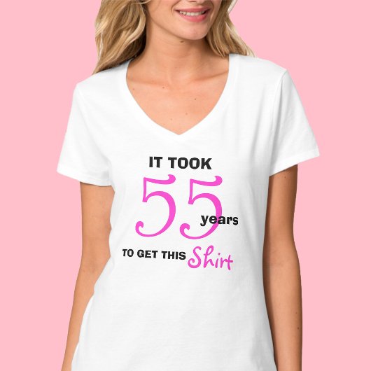 第55誕生日ギフトTシャツ – おもしろい Tシャツ