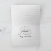 第55誕生日ペリカンユーモア カード (内部)